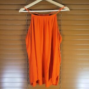 H&M Vibrant Orange Sleeveless Top